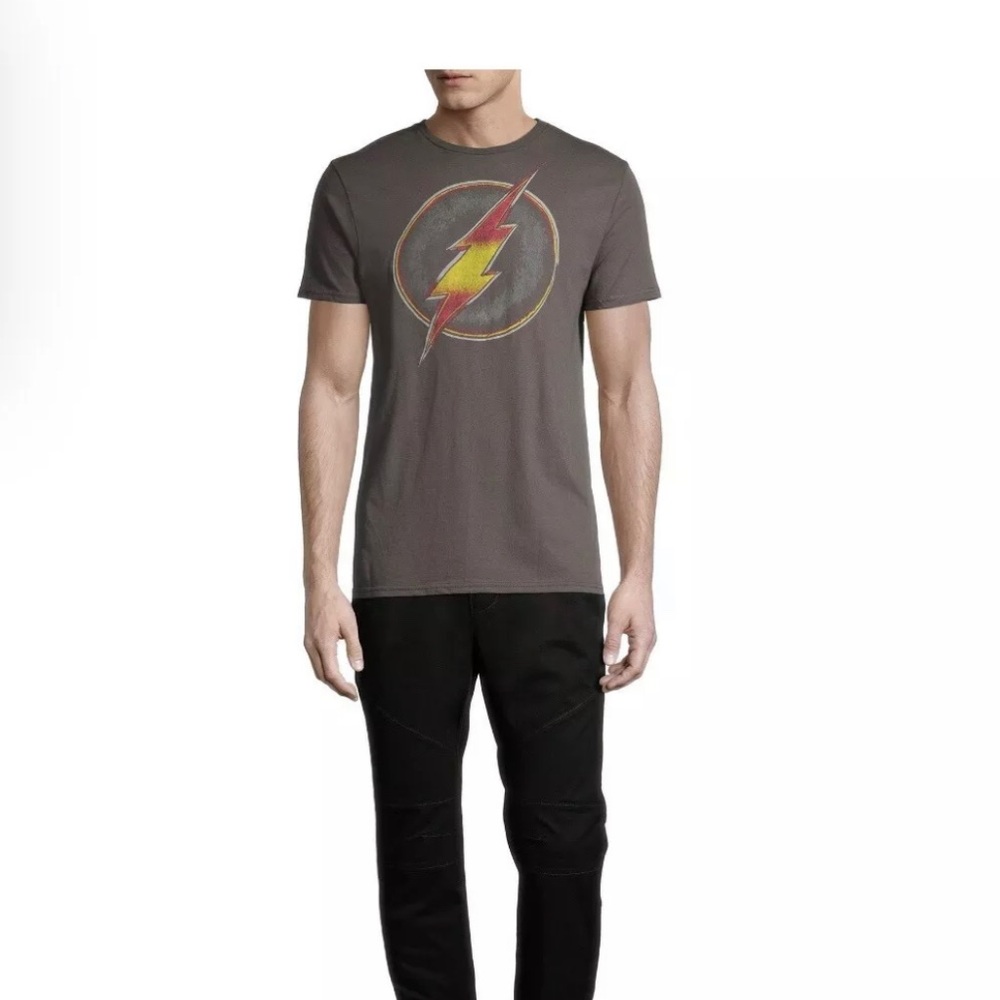 The Flash Logo Men's Graphic T-shirt Size NWT Fast Shipping